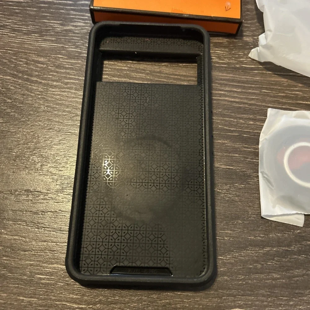 Pixel 8 Pro Phone Case Black Red Cherry Sliding Camera Cover + Grip